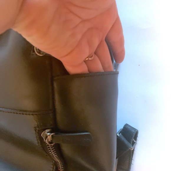 Black Leather Backpack - Atlas Supply Co. - Picture 7 of 10